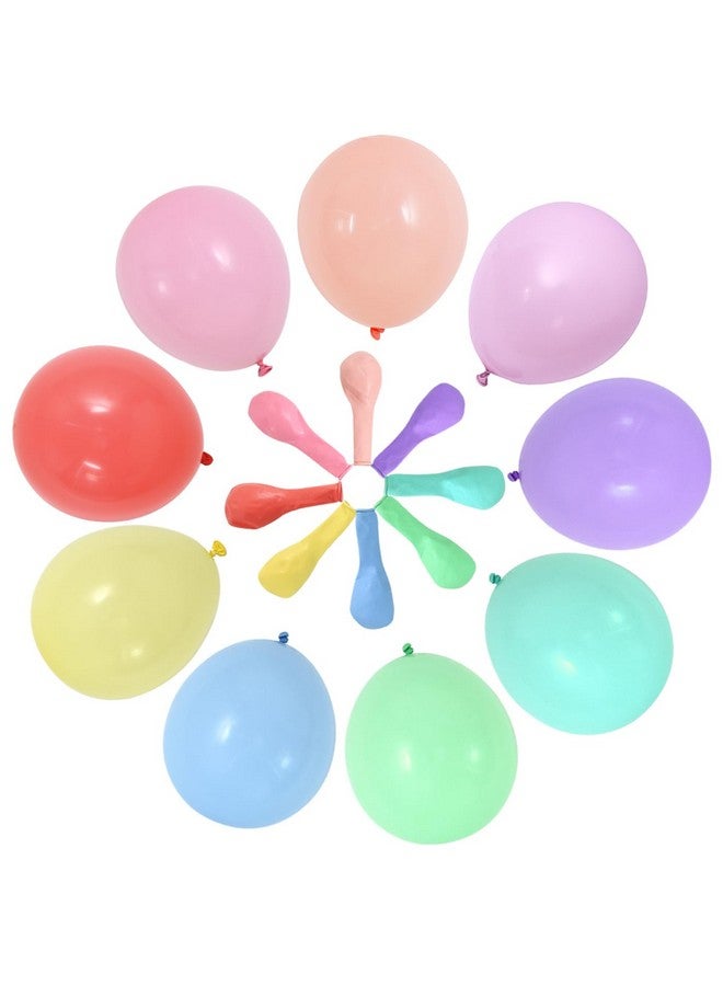 بيشيدا عبوة من 50 بالونة باستيل سميكة مقاس 10 بوصات، بالونات لاتكس متعددة الألوان من الماكارون، لحفلات أعياد الميلاد وحفلات الاستقبال والزفاف والخطوبة والطفل وهدايا الزفاف وديكورات الحفلات - Image 1