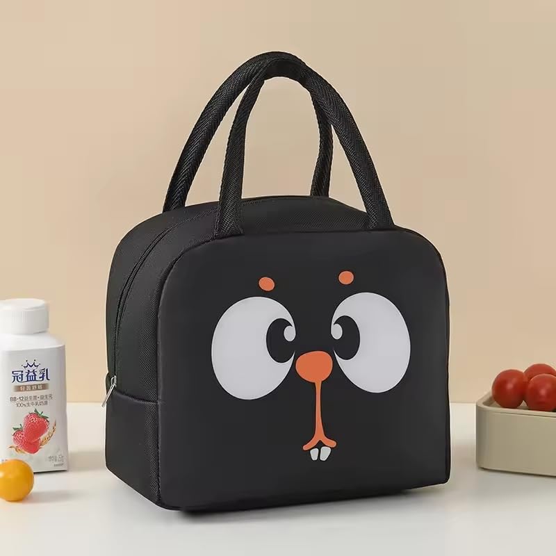 INSTABUYZ 3D Printed Hot & Cold Leak Proof Lunch Bag for Office School Kids Men & Women Storage Bag with Handle Tiffin Bag (Green Dino) - Image 1