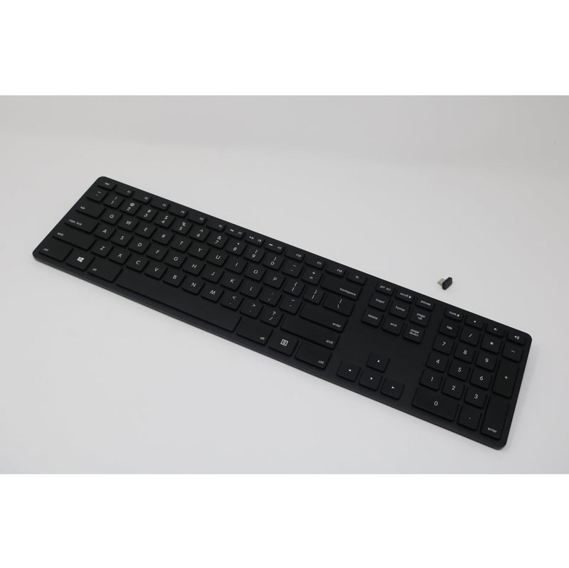 Matias USB-C Wireless Aluminium Keyboard, Black, Full-Size FK418PCDCBB - Image 1