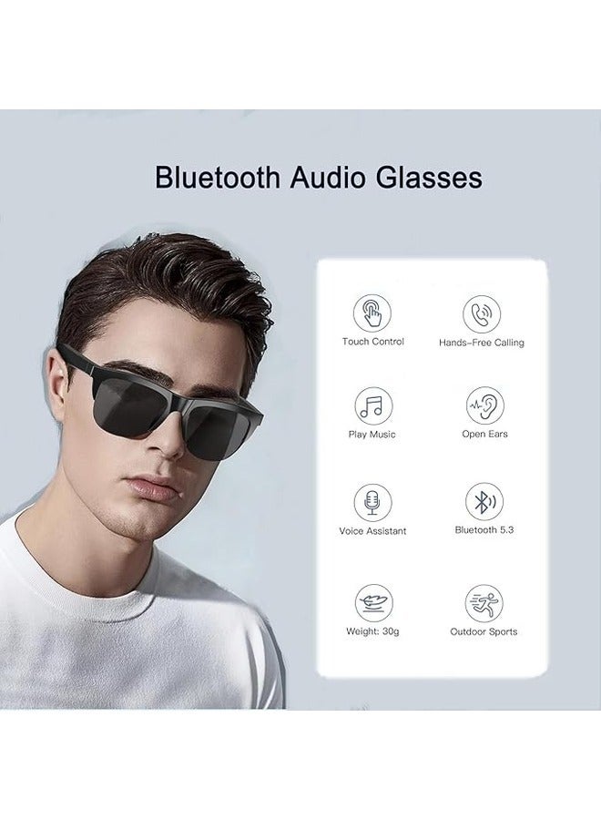 نظارات ذكية F06 مفتوحة الأذن للموسيقى والمكالمات بدون استخدام اليدين، نظارات بلوتوث صوتية للرجال والنساء، صوت مفتوح للأذن مع ميكروفون ومكبرات صوت - Image 2