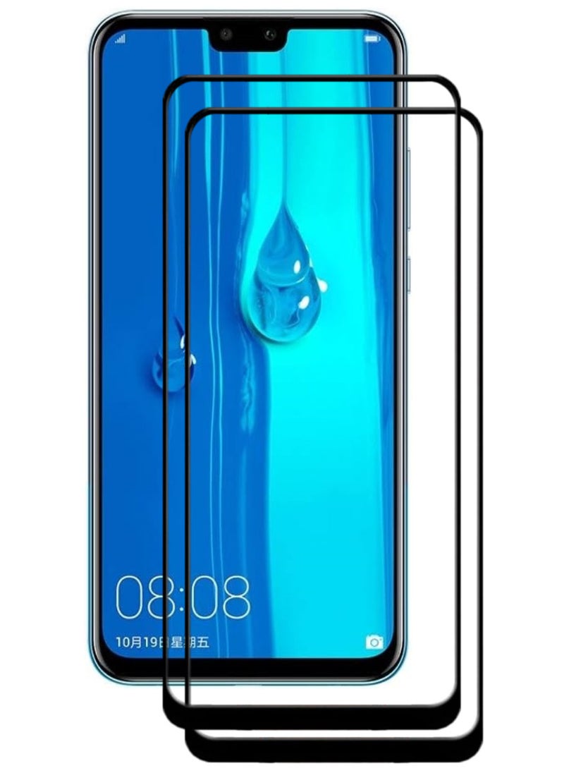 ACLIX 2 Pieces Antistatic ESD Dustproof Premium Quality High Definition Tempered Glass Screen Protector Designed For Huawei Y9 (2019) - Image 1