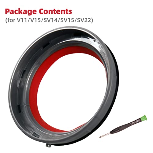 hedonlee Dust Bin Bucket Top Fixed Sealing Ring Replacement for Dyson V11 V15 SV14 SV15 SV22 Vacuum Cleaner Accessories Assembly - Image 2