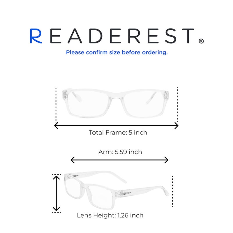 Readerest Blue Light Blocking Glasses â€“ Computer Eyewear, UV Protection, Eye Strain & Glare Reduction, Lightweight Frame - Image 3