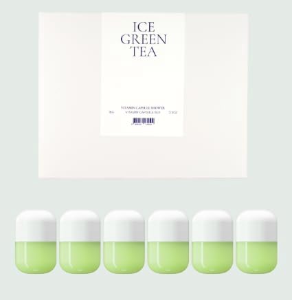 SH!FT Shower Filter Capsules with Matcha Scent for Clean Water and Soft Skin Compatible with Most Showers Easy to Install for Daily Use Easy Installation Fits Most Showers - 6 PCS - Image 1