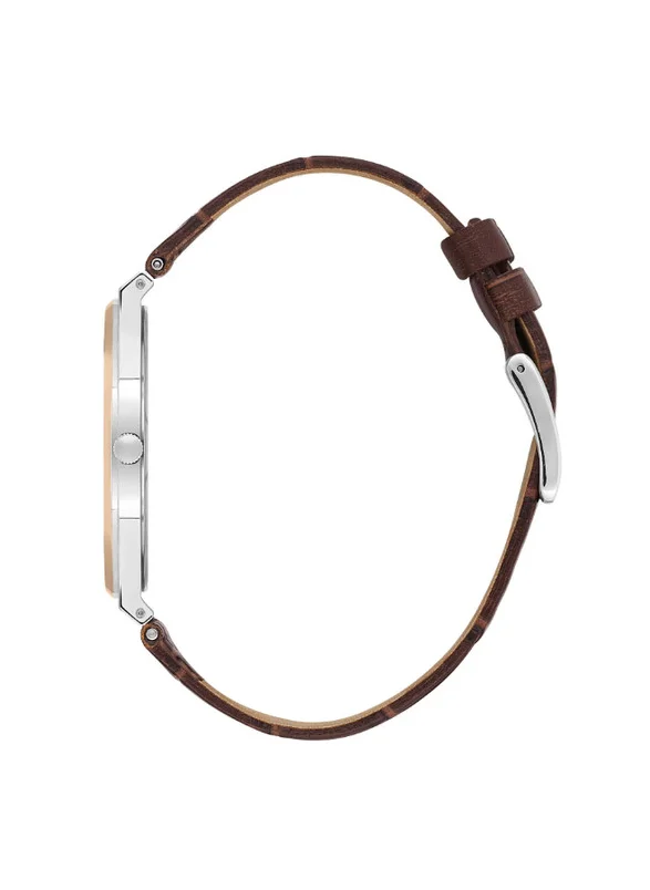 BEVERLY HILLS POLO CLUB Beverly Hills Polo Club BP3607X.564 Men Analog Display Watch & Leather Strap Light Brown