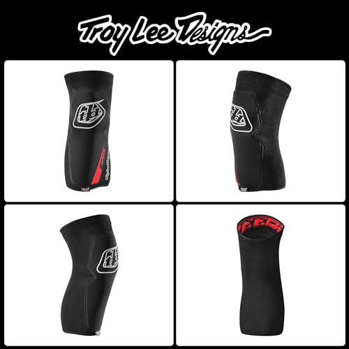 Troy Lee Designs سروال الركبة السريع من تروي لي ديزاينز (1 زوج)، دعامة ركبة ضاغطة للرجال والنساء، درع جسم BMX، صغير جداً / صغير، 4 مم، أسود - Image 2
