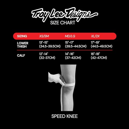 Troy Lee Designs سروال الركبة السريع من تروي لي ديزاينز (1 زوج)، دعامة ركبة ضاغطة للرجال والنساء، درع جسم BMX، صغير جداً / صغير، 4 مم، أسود - Image 4