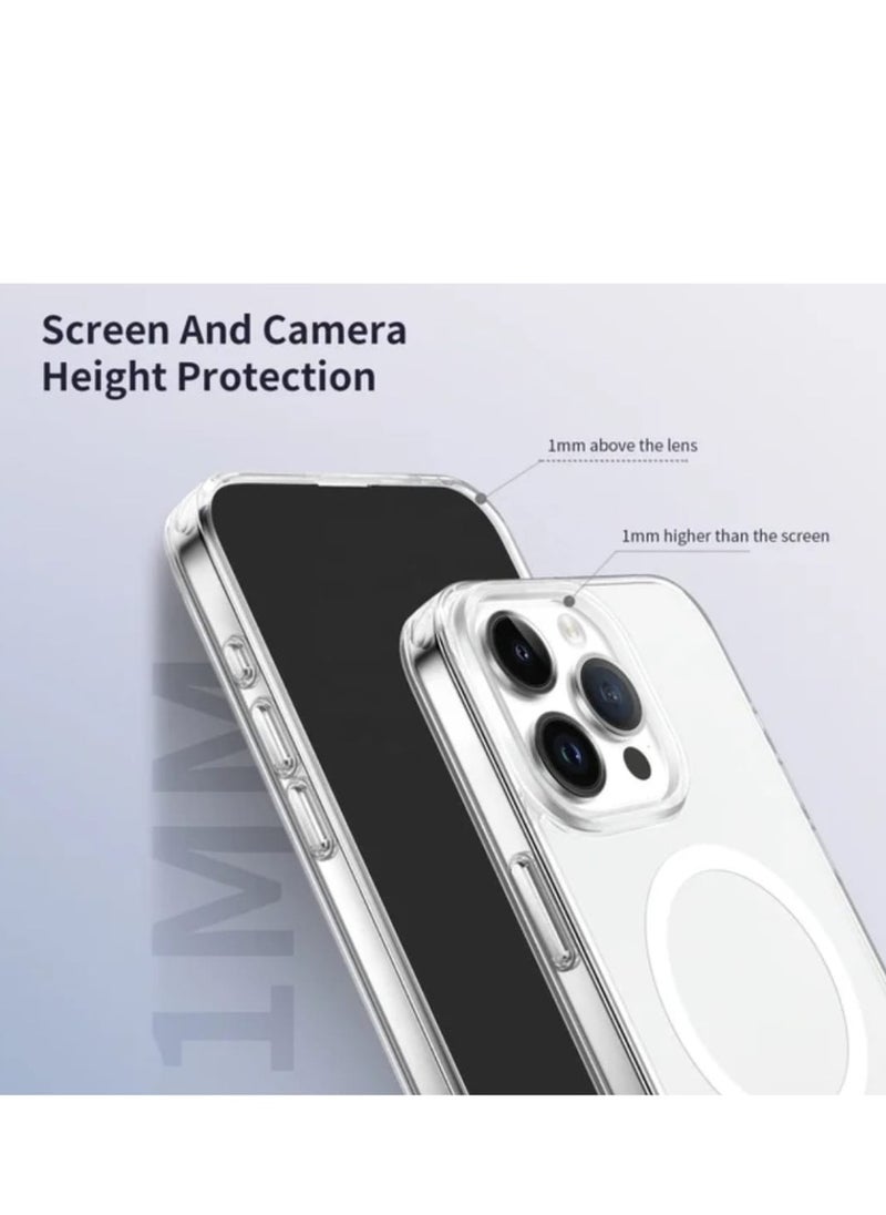 traditious iPhone 15 Transparent Case Cover with MagSafe - Slim, Durable, Clear Protective Cover  - Image 5