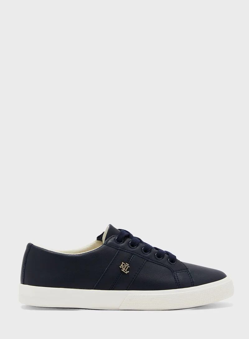Lauren Ralph Lauren Janson Ll Vulcanized Low Top Sneakers