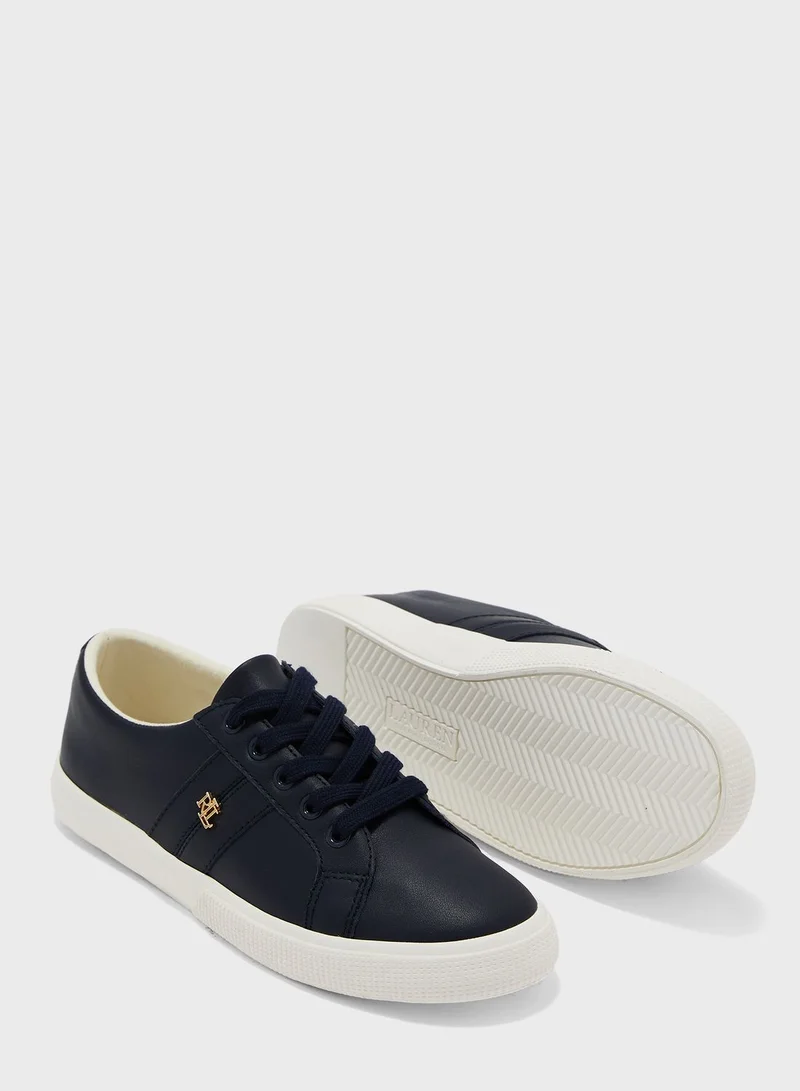 Lauren Ralph Lauren Janson Ll Vulcanized Low Top Sneakers