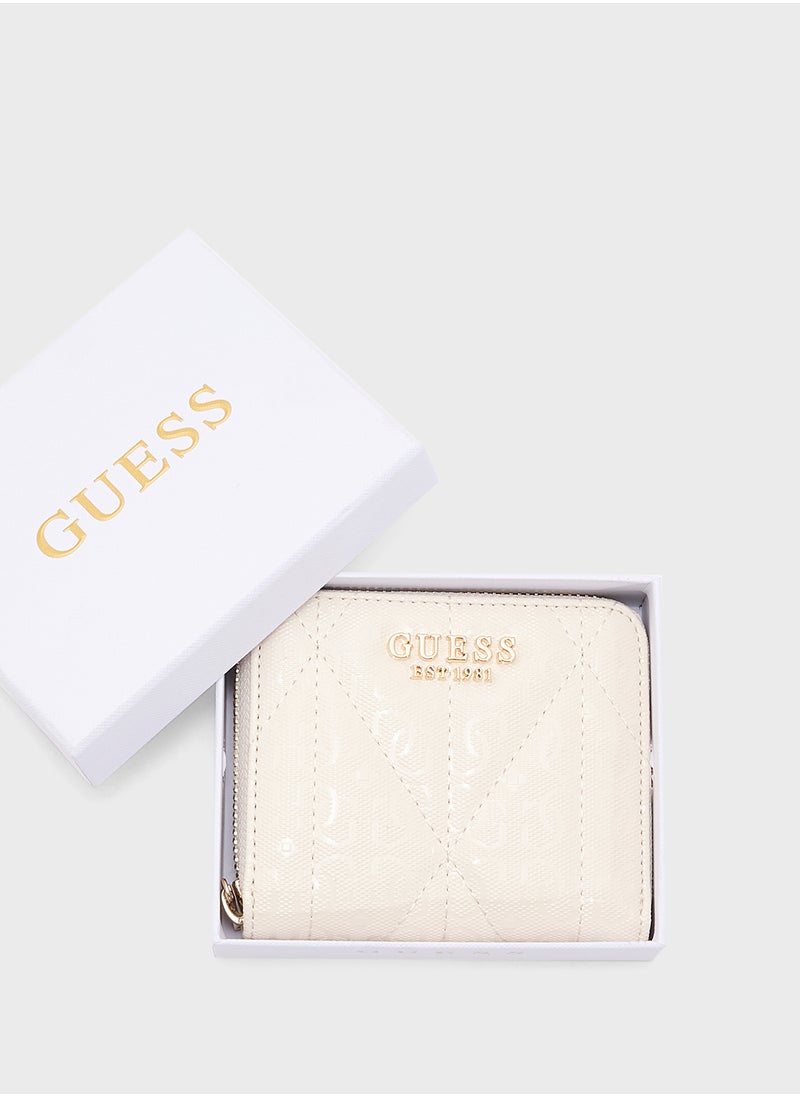 GUESS ALDINA SLG SMALL ZIP AROUND  - Image 5