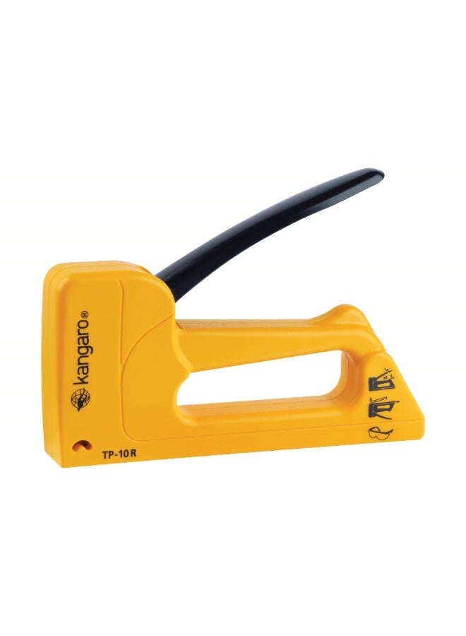 Kangaro TP-10 Wood Stapler for 24/6-8-10, 23/6 mm Staples, (Yellow:Blue) - Image 2