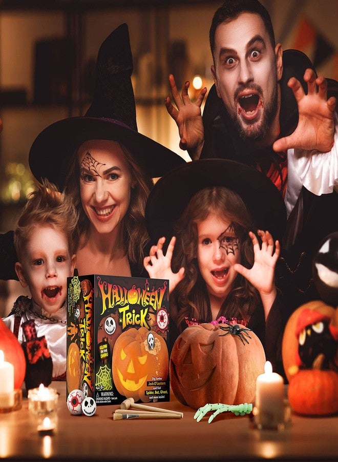 XX Halloween Spooky Pumpkin Dig Kit - Excavate 12 Halloween Toys - Halloween Party Favor Toy for Kids - Halloween Crafts,Educational Science Gift for Trick-or-Treat Fun for Boys & Girls - Image 3