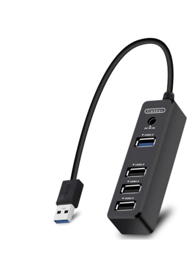 Earldom Earldom Laptop Docking Station USB3.0 to 3*USB 2.0 1*USB 3.0 Hub Adapter 5GBit/s Gigabit Ethernet for PC Laptop with No Need Driver  - Image 1