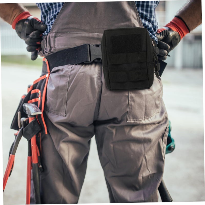 SUPVOX Compact Waist Pouch With Key Chain For Outdoor Hiking Camping Utility - Image 4