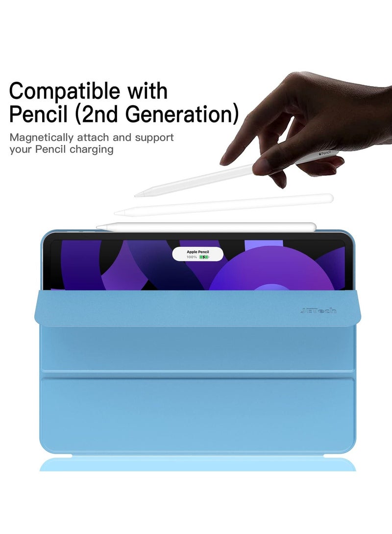 جي تيك جراب مغناطيسي لجهاز iPad Air 5 الجيل الخامس من iPad Pro 11 يدعم قلم رصاص ثانٍ لشحن مرفق مغناطيسي غطاء تابلت رفيع - Image 4