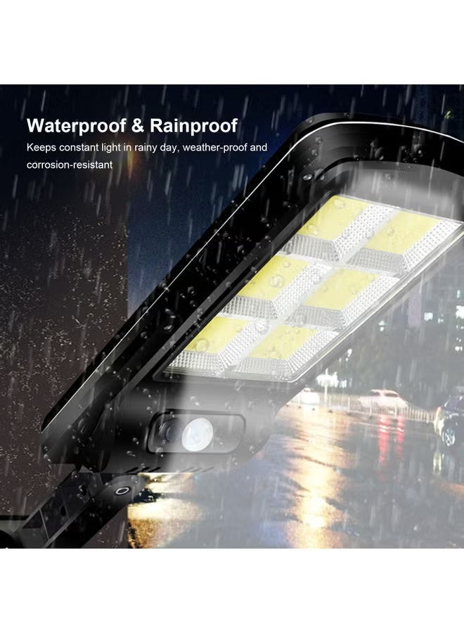 مصباح شارع يعمل بالحث الشمسي مع جهاز استشعار حركة، ومستويين للإضاءة وجهاز تحكم عن بعد في 3 أوضاع تشغيل - Image 2