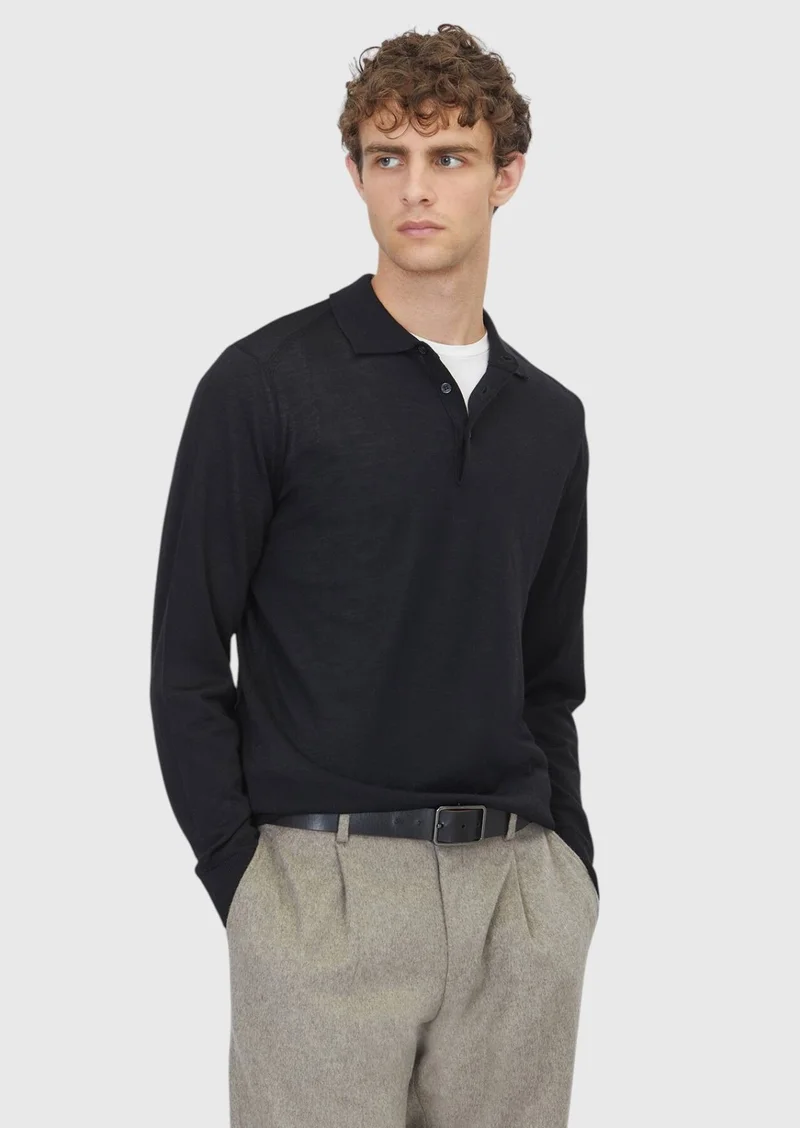 Ramsey Black Knitwear Sweatshirt