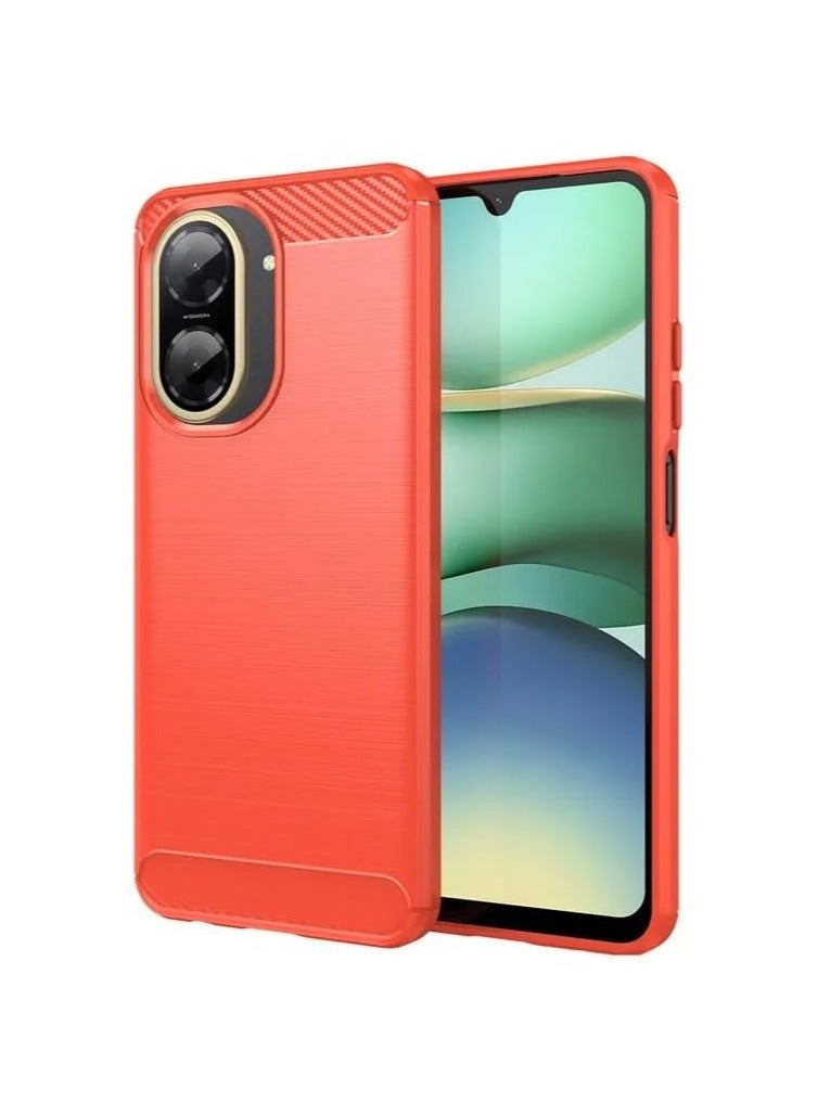 general Case Compatible with Xiaomi Redmi A5, Soft TPU Carbon Fibre Textured Scratch and Shock Resistant Phone Case Slim and Drop Resistant Sturdy Bumper Cover