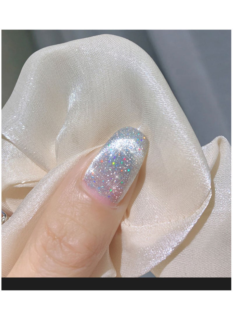 Miss Gooey Nail Polish Set Gel Nails Polish Gel Polish Cat Eye Gel Glitter With Magnetic Stick Kit Super Shine Colors Longlasting UV LED Required Quick Dry Magnetic Art Manicure DIY At Home Soak Off For Women  - Image 2