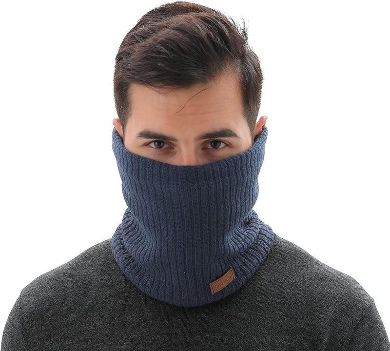 NovForth Winter Neck Warmer Men Ski, Neck Gaiter Face Scarf Women, Fleece Scarf for Men Gaiter Mask, Thick Windproof Scarves - Image 2