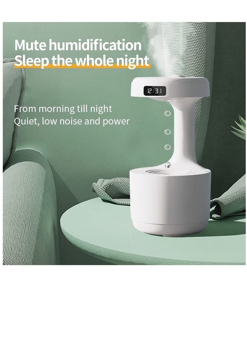 مرطب الهواء مضاد للجاذبية قطرات الماء بالموجات فوق الصوتية كول ميست صانع مبيد مع شاشة LED مكتب غرفة نوم سطح المكتب - Image 4