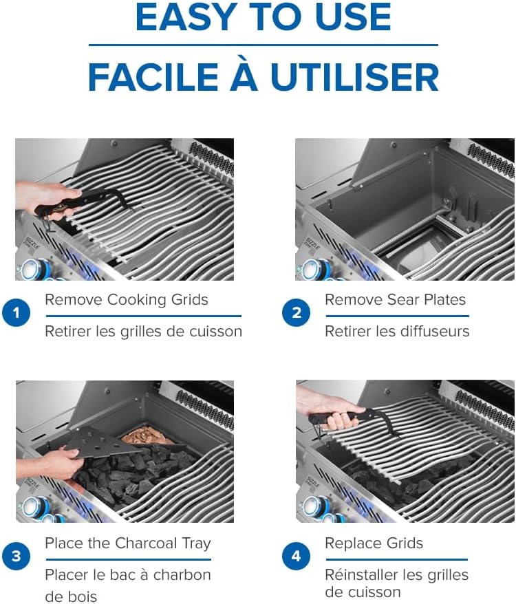 NAPOLEON 67732 Grills Commercial Charcoal and Smoker Tray - Image 3