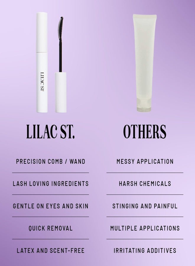 Lilac St. - Bond Breaker Lash Remover - Portable & Gentle Eyelash Glue Remover - Remove Lash Glue from Segments - Collagen Extract & Nourishing Oils - Waterproof - Cruelty Free, Vegan, Women Founded - Image 4