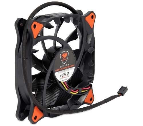 COUGAR Vortex CF-V12HB 120mm Hydro Dynamic Bearing (Fluid) Case Fan (Black) - Image 4