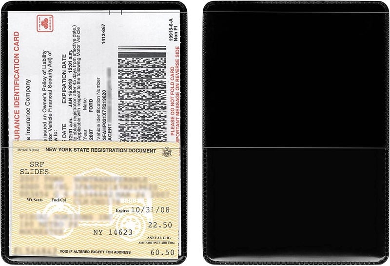 SMART+ StoreSMART - Ebony Black Back Auto Insurance & ID Card Holder - 5 Pack - Image 2