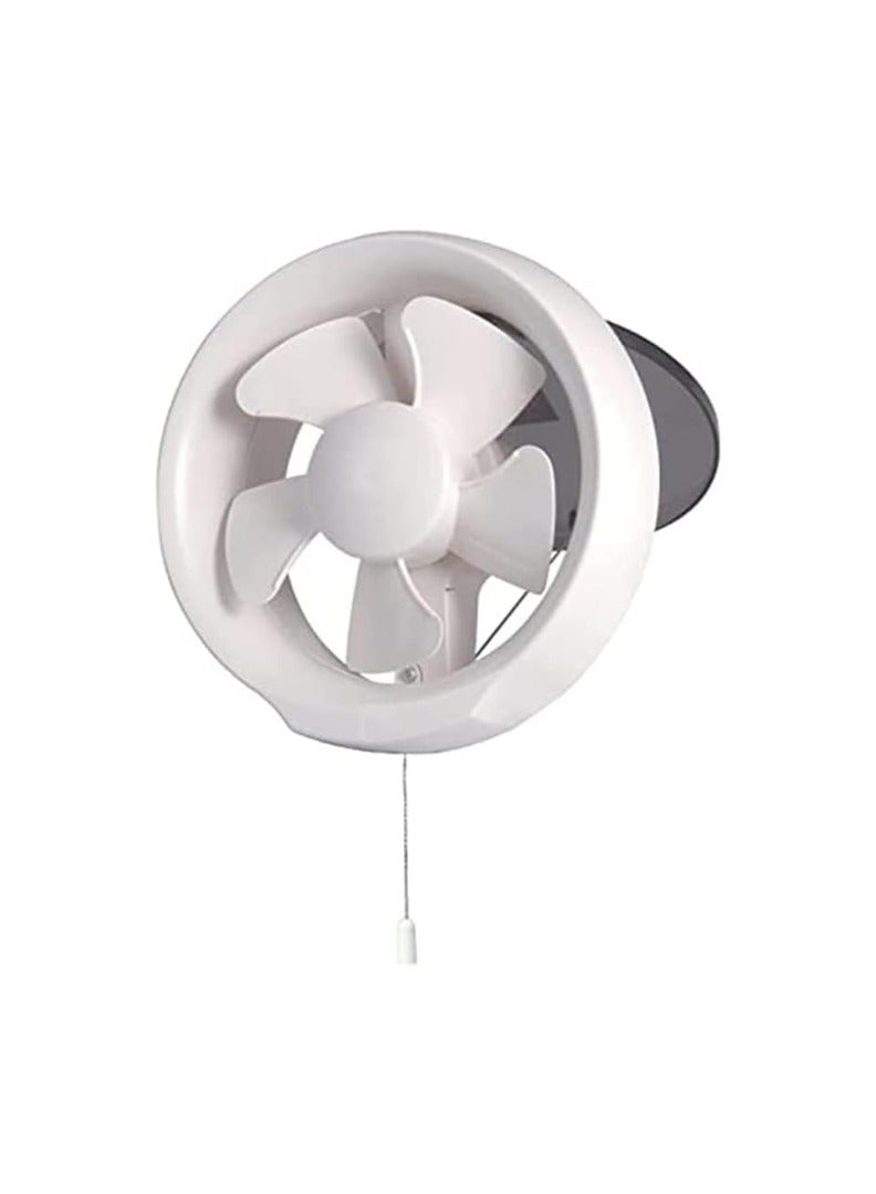 KNP White exhaust fan with an 8-inch diameter designed for efficient air circulation and ventilation in larger rooms and spaces. - Image 2