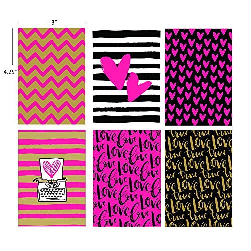 DOODLE Love Notes Thank You Note cards I Greeting Card, Blank Note Cards for Valentine Day (Size 3 Inches X 4.25 Inches, 160 GSM) - Image 2