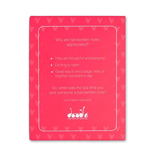 DOODLE Love Notes Thank You Note cards I Greeting Card, Blank Note Cards for Valentine Day (Size 3 Inches X 4.25 Inches, 160 GSM) - Image 4