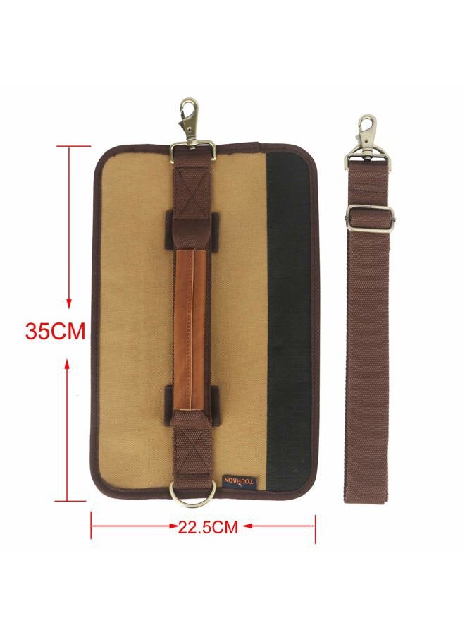 TOURBON Lightweight Canvas Golf Club Carrier Sleeves Bag with Shoulder Strap - Image 5