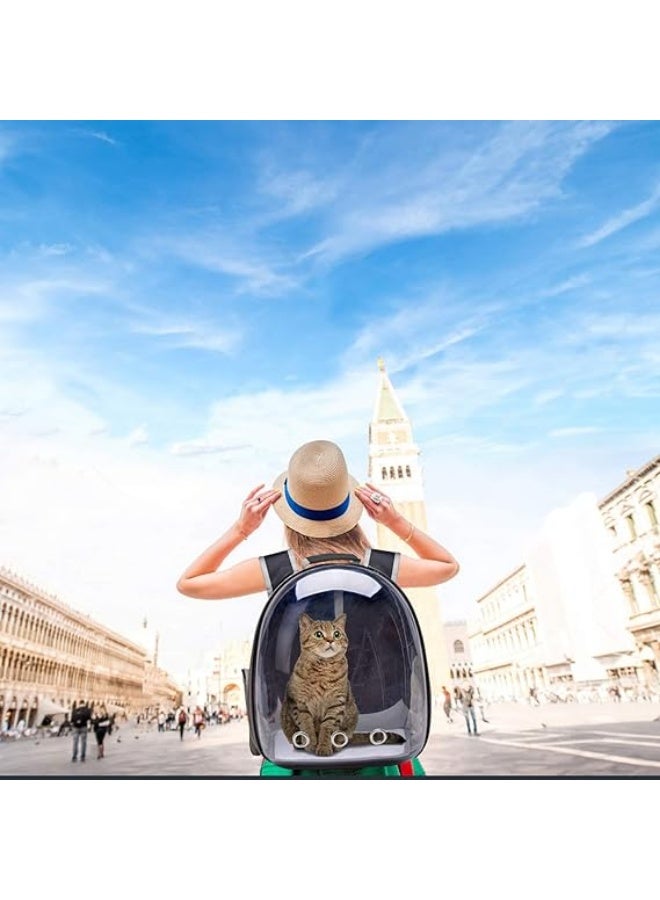 Breathable backpack with double shoulder straps for carrying pets, cats- and dogs for outings and travel- pet supplies - Image 3