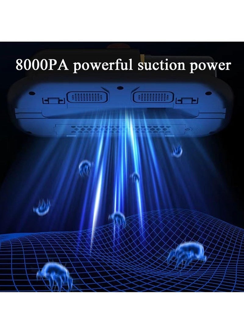 HAVEN Bed Vacuum Cleaner Upgraded Cordless UV Vacuum Cleaner, Handheld Deep Mattress Vacuum Cleaner, Effectively Cleans Bedding, Sofas, Carpets, and Other Fabric Surfaces - Image 3