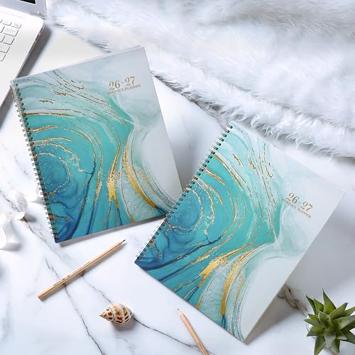 BooQool 20262027 Monthly Planner Jan 2026 to Dec 2027 9 x 11 Spiral Bound With Tabs 2 Year Monthly Planner 20262027 with Back Pocket - Image 3