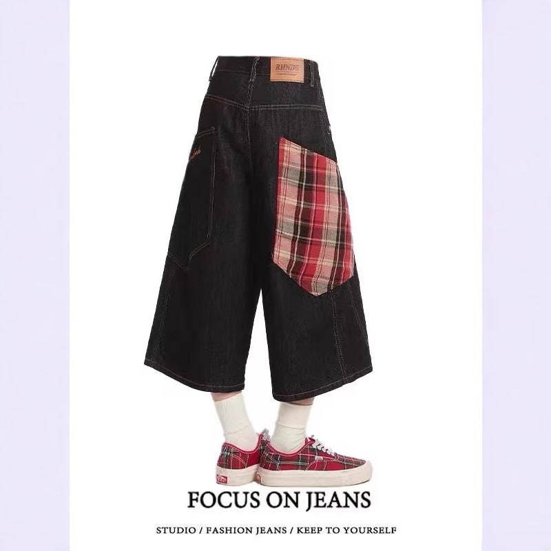 Unisex Classic Denim Jeans Loose Fit Daily Outdoor Wear - Image 3