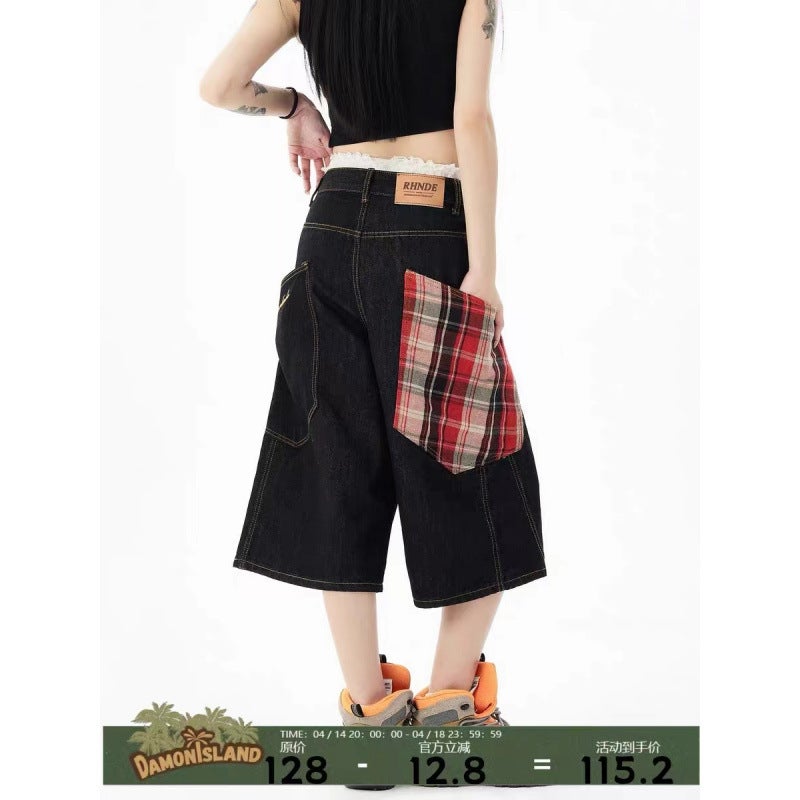Unisex Classic Denim Jeans Loose Fit Daily Outdoor Wear - Image 1