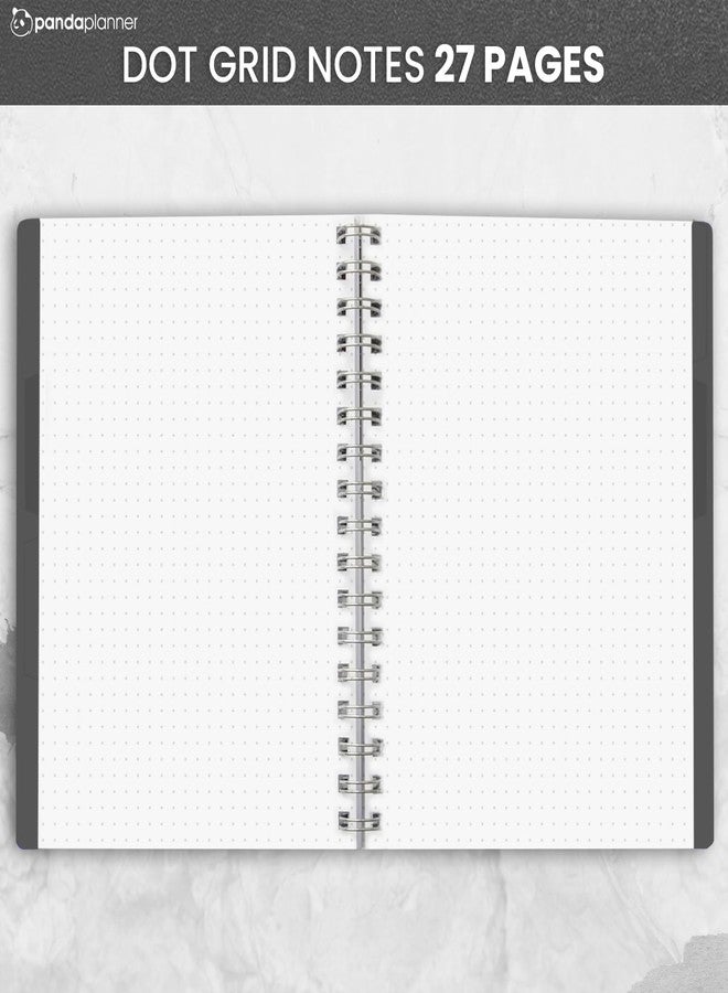 Panda Planner 2026 Undated Weekly Planner - Spiral Bound 5.75" x 8.25" with 52 Weeks, Habit Tracker & Weekly To-Do Lists - Productivity Planner & Academic Organizer for Home, Office & School (Black) - Image 4