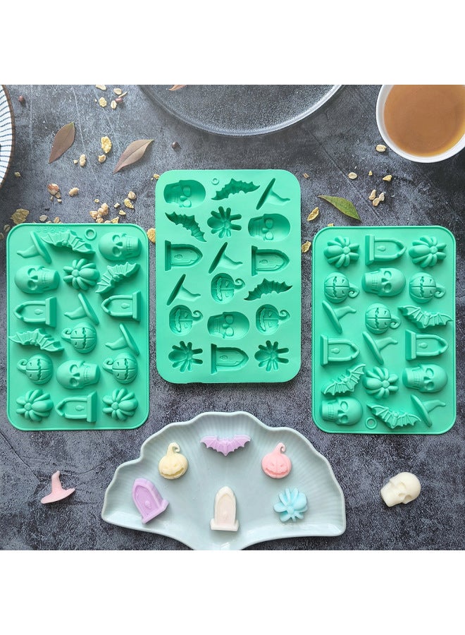 18 Even Halloween Pumpkin Hat 662 Chocolate Silicone Mold DIY Candy Cookie Cake Baking Mold-Color:Horse Purple - Image 2