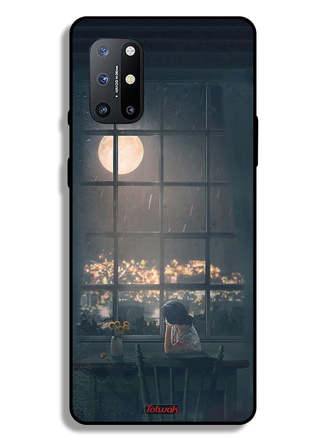 Tolwak OnePlus 8T 5G Protective Case Cover Looking At Moon Art - Image 2