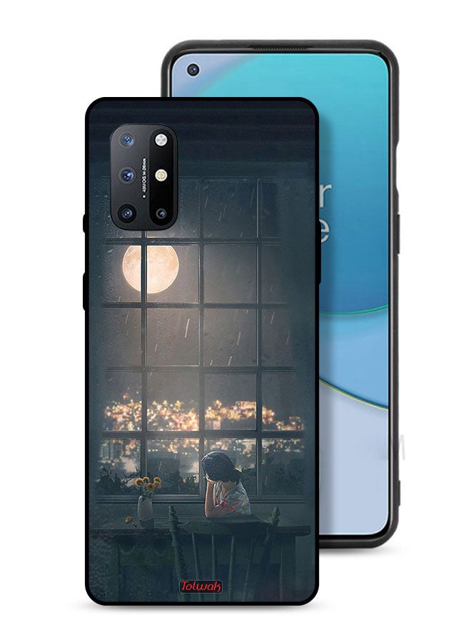 Tolwak OnePlus 8T 5G Protective Case Cover Looking At Moon Art - Image 1
