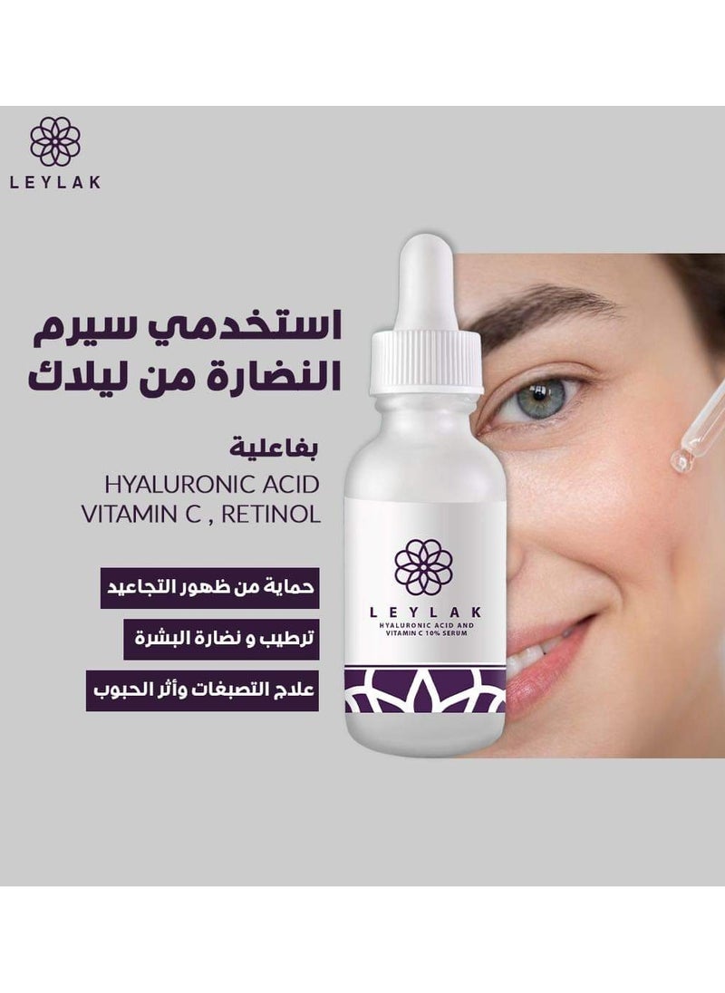 Leylak - Leylak Hyalu Vitamin C 10% Serum 30 Ml - Image 1