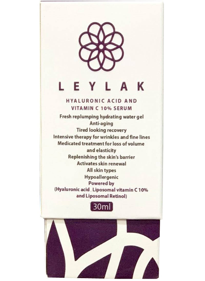 Leylak - Leylak Hyalu Vitamin C 10% Serum 30 Ml - Image 1
