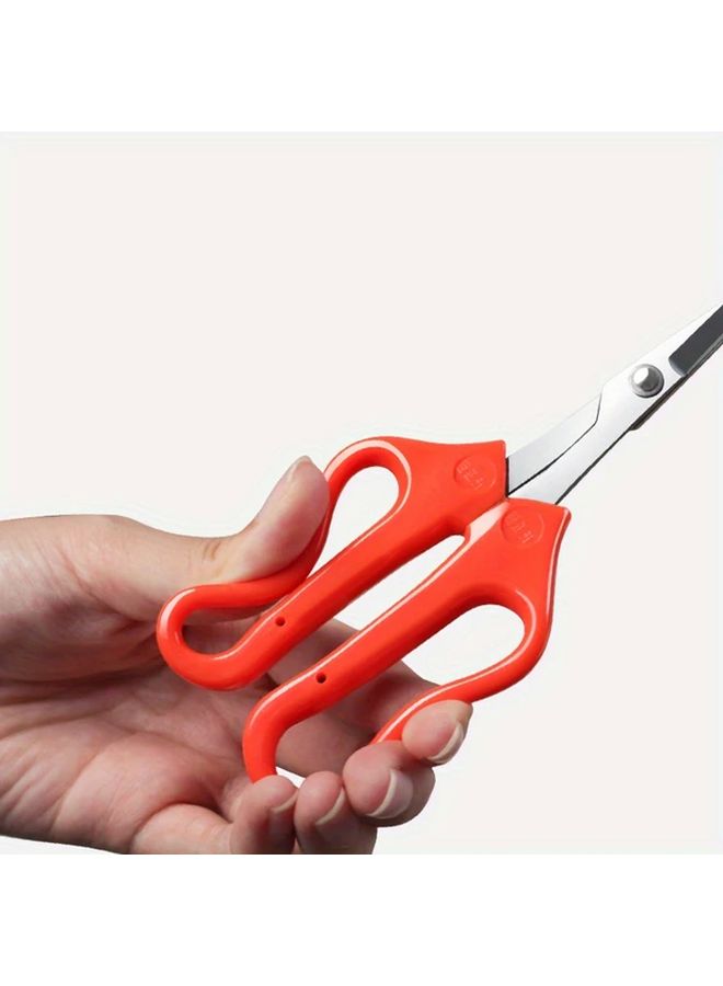 Yellow Green Stainless Steel Grape And Orchid Pruning Shears Durable Garden Scissors For Vines And Small Branches - Image 1