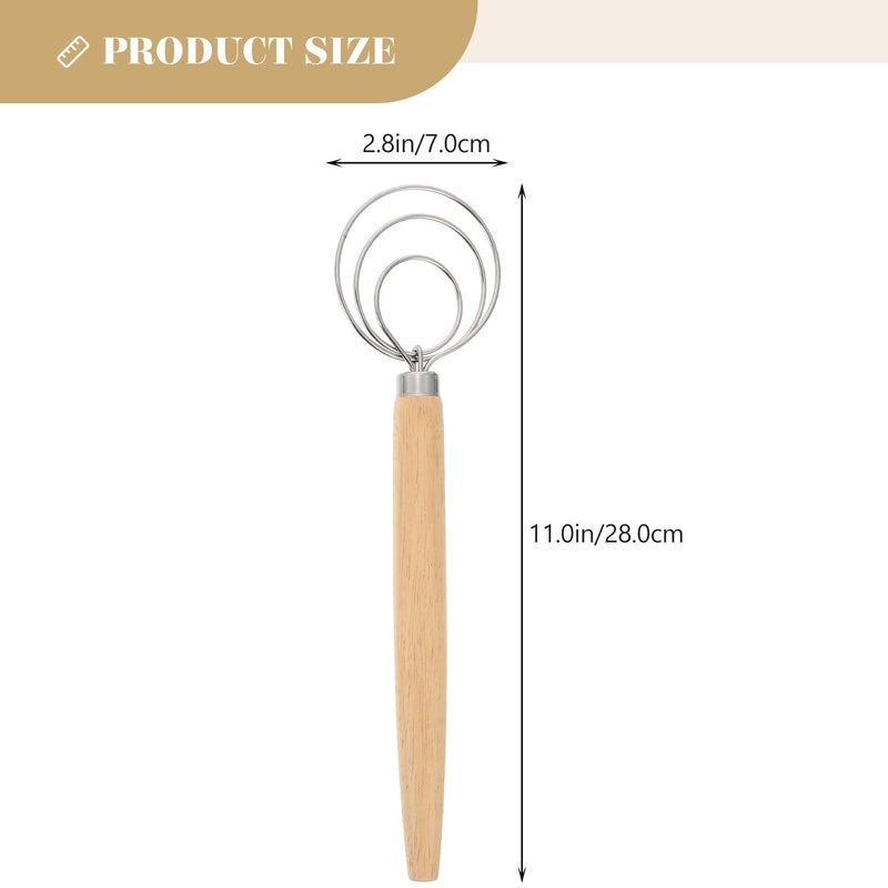 Bread Baking Kit with 5 Blade Knife Scraper Whisk and Protective Sheath - Image 3