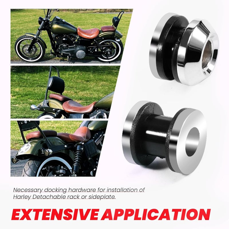kekykm Quick Release Sissy Bar Docking Hardware Kit for Harley Dyna - Image 5