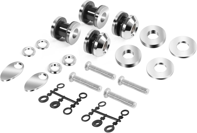 kekykm Quick Release Sissy Bar Docking Hardware Kit for Harley Dyna - Image 1