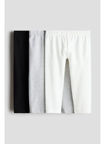 H&M 3-pack cotton leggings